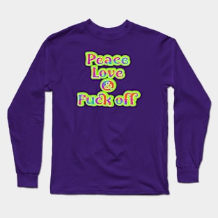 Peace, Love, and Long Sleeve T-Shirt